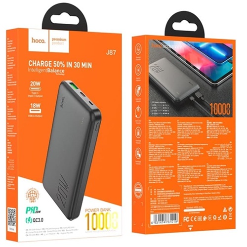 Power Bank Hoco J87 PD20W+QC3.0 10000 mAh